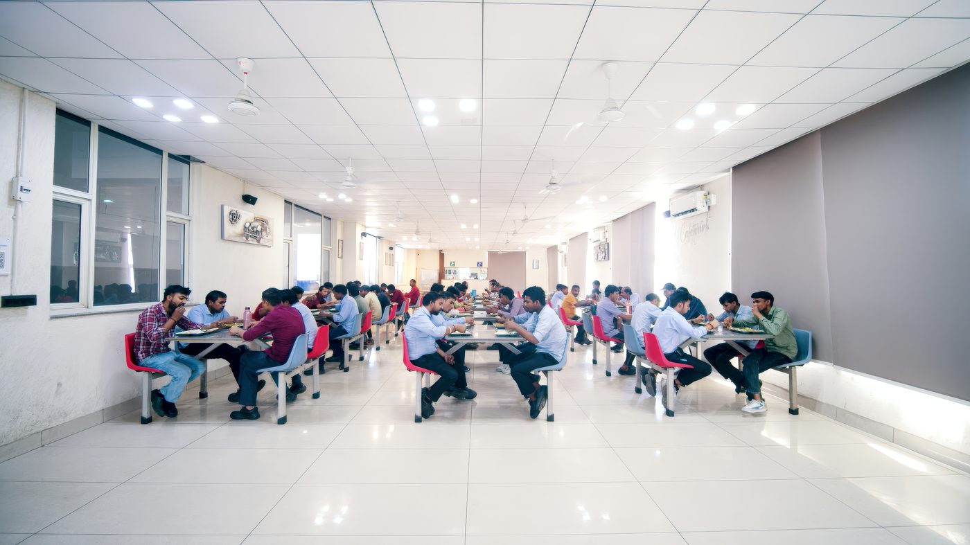 AAMPL canteen — employee dining area