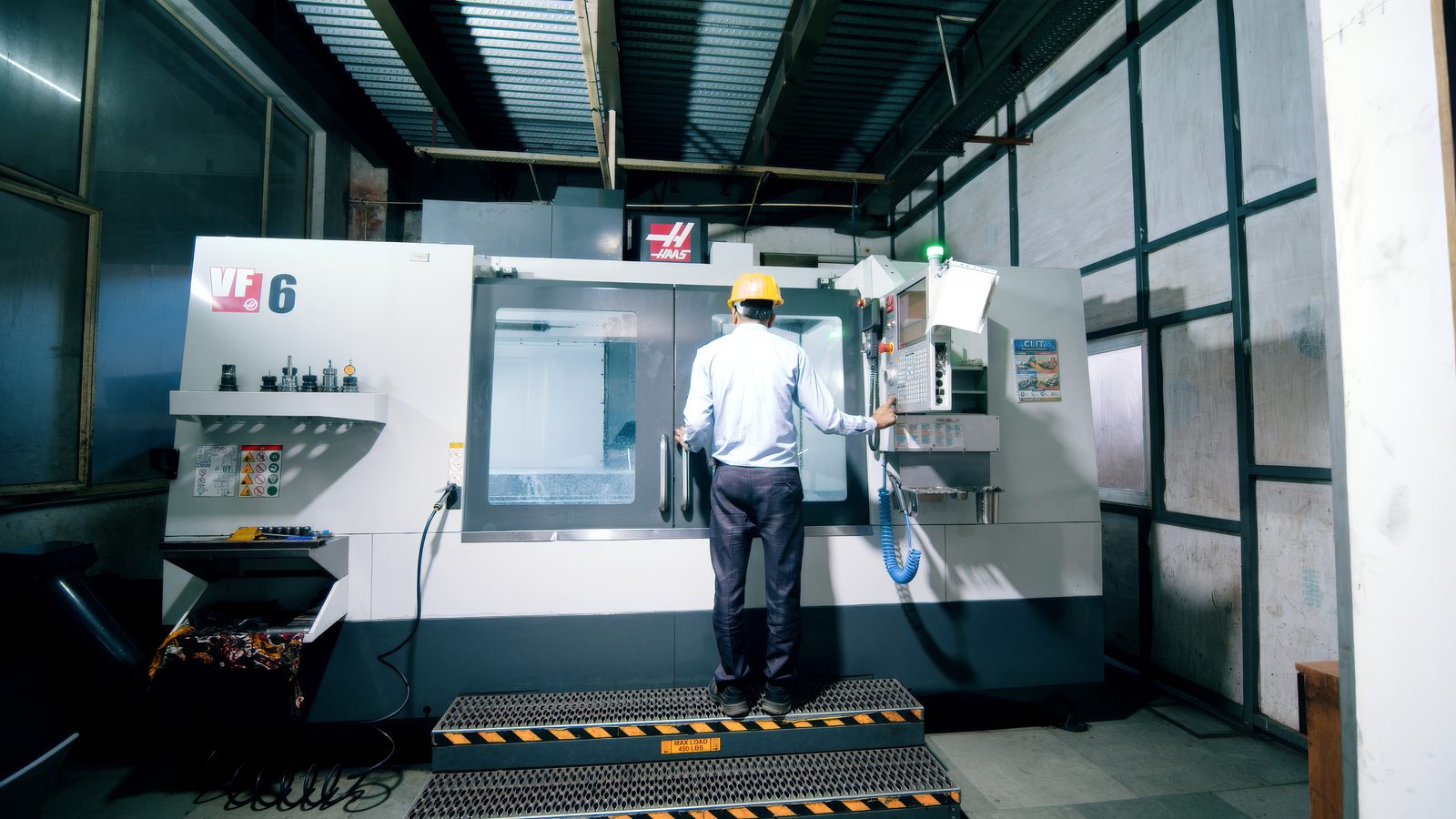HAAS VMC — 3-axis vertical machining for tool development