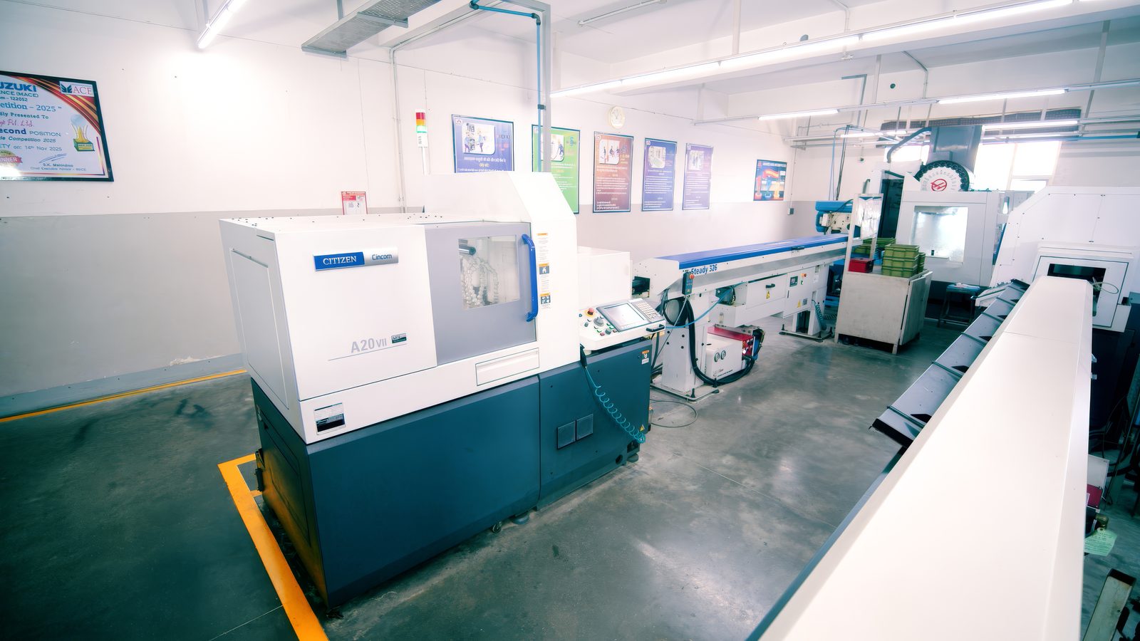 Citizen Cincom CNC Swiss lathe on the AAMPL shop floor